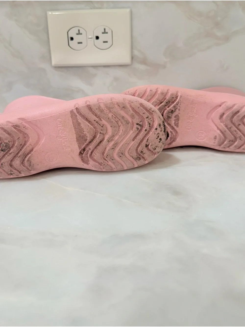 Kids Pink Rain Boots - Lightweight Waterproof Slip-On
